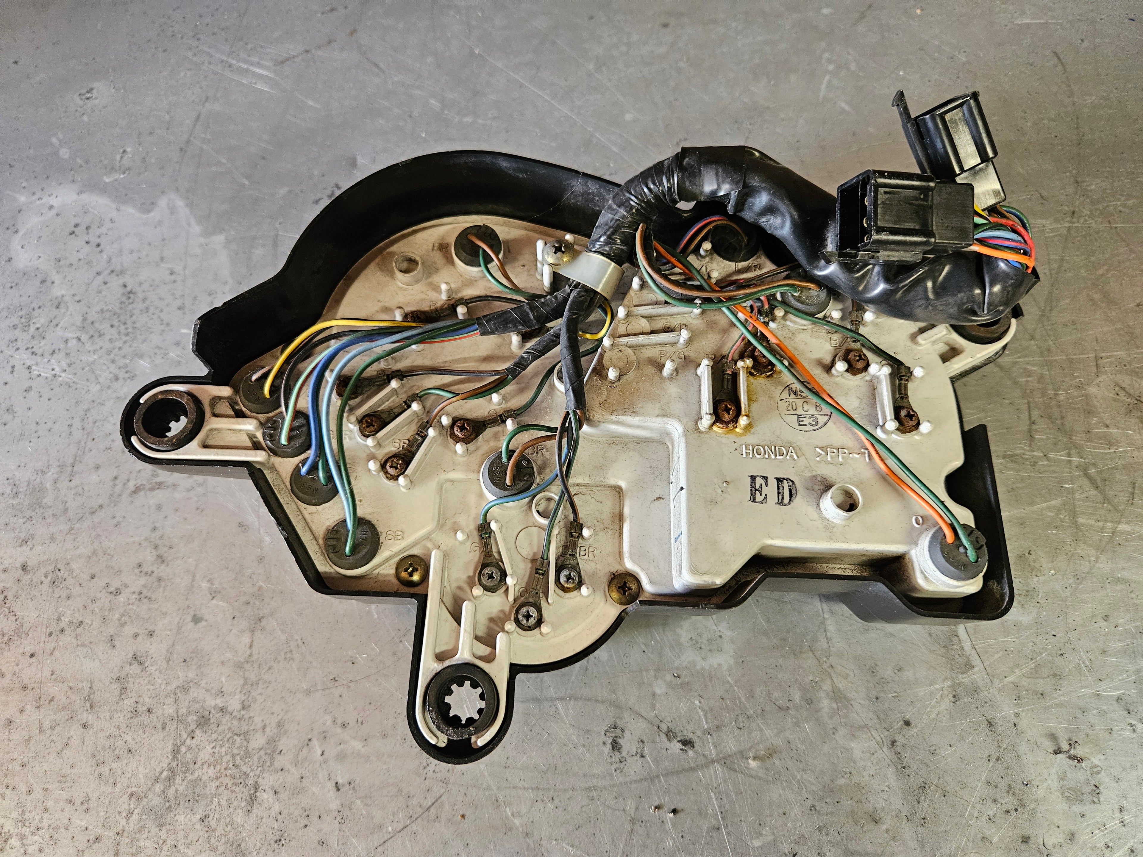 Honda VTR1000F kilometer teller
