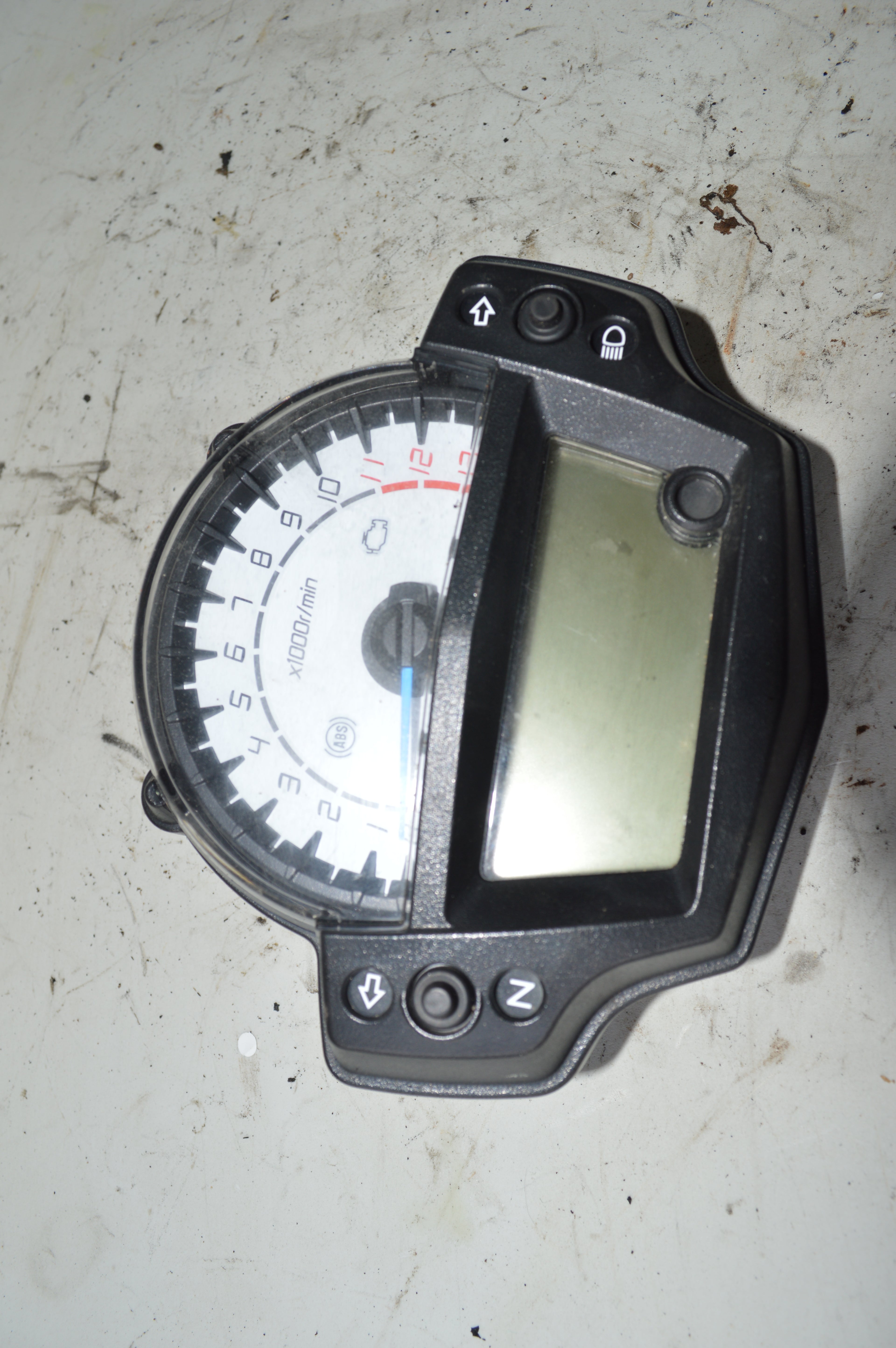 Kawasaki ER6N kilometer teller