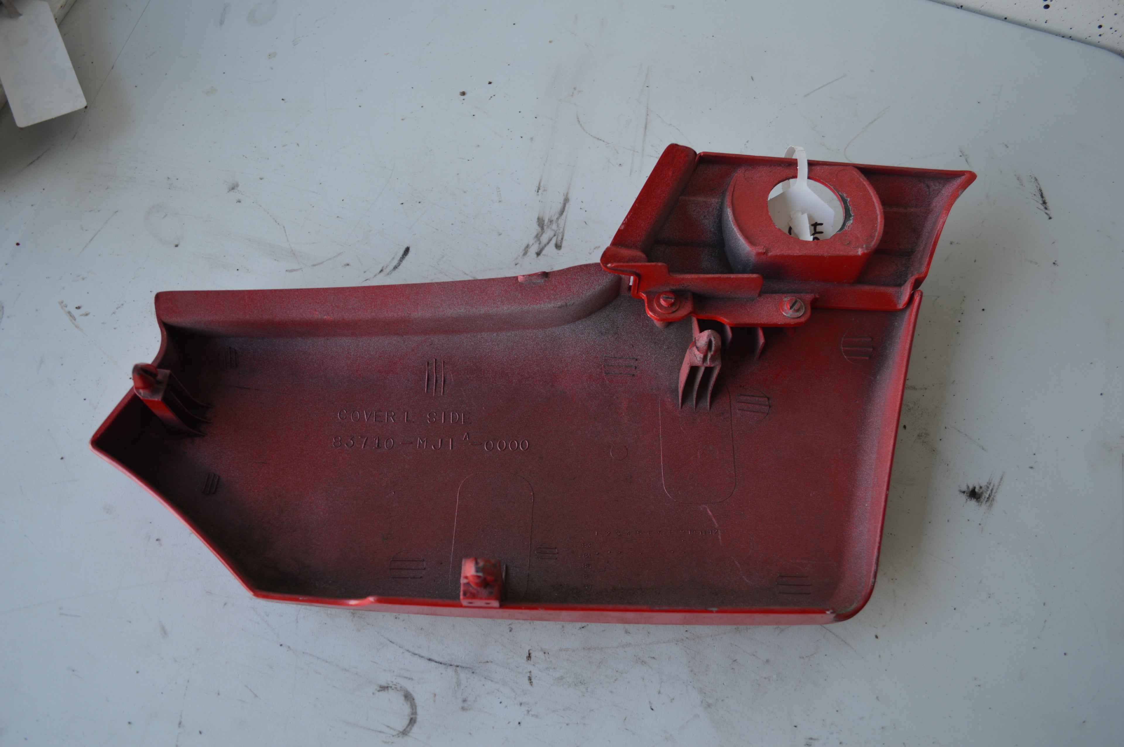 Honda CB700 CB750 zijkap links rood