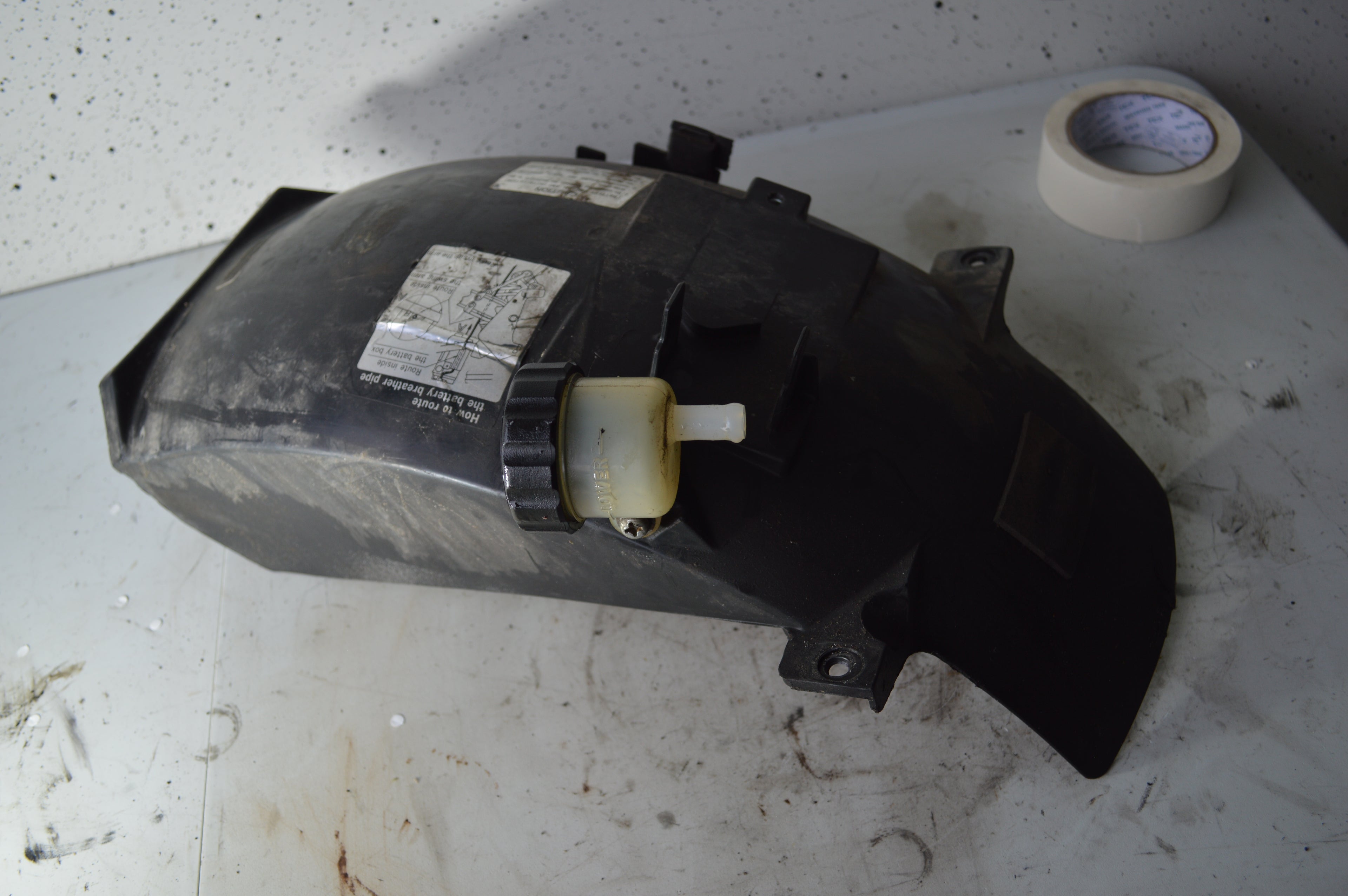 Yamaha FZR1000 achter spatbord