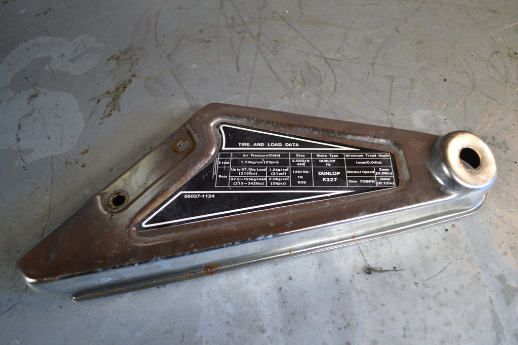 Kawasaki KZ305LTD schetsplaat links