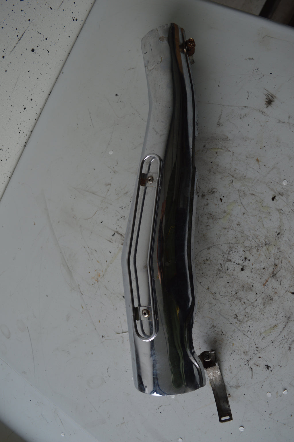 Kawasaki VN750 hitteschild uitlaat recht