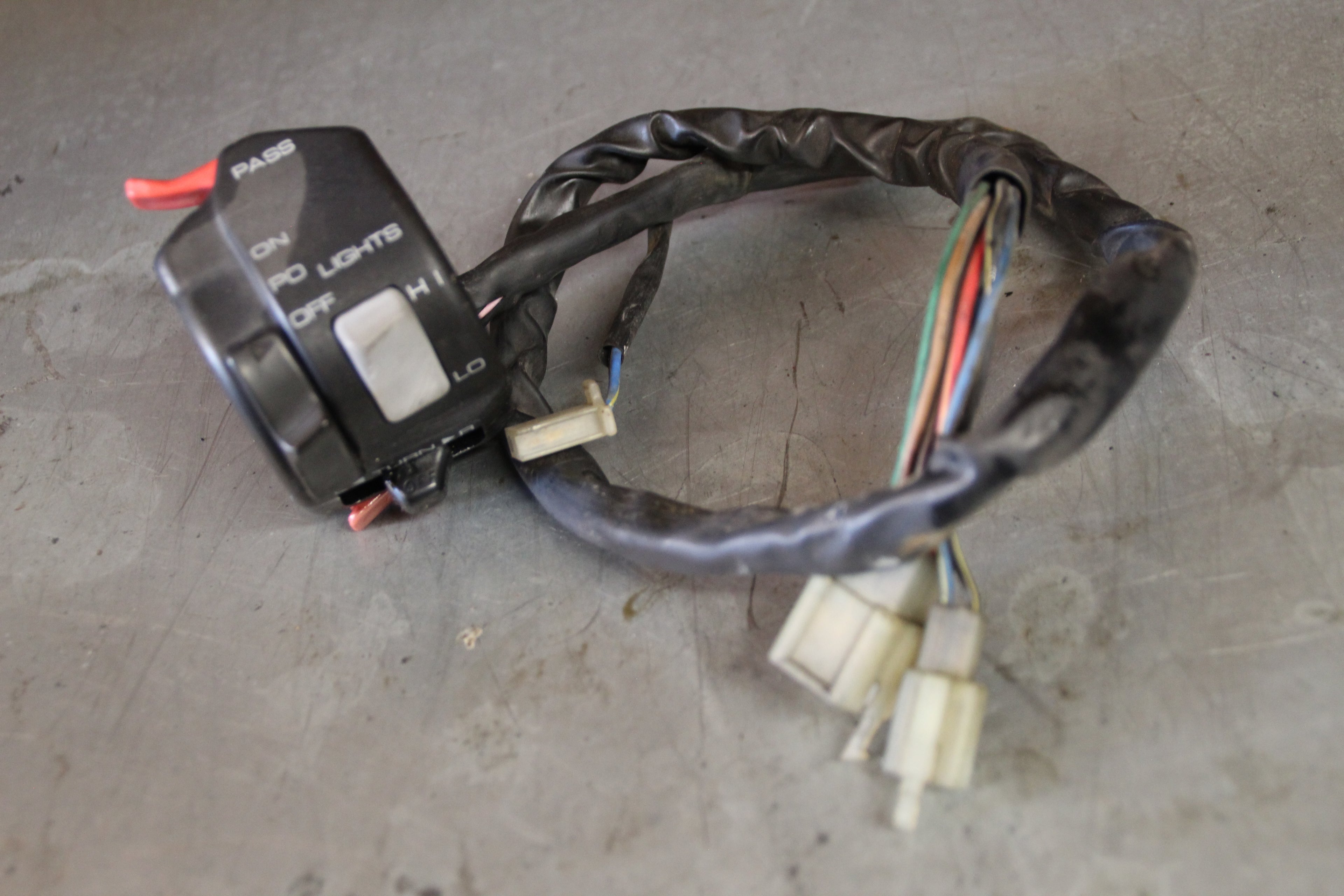 Yamaha FJ1200 stuurbediening links