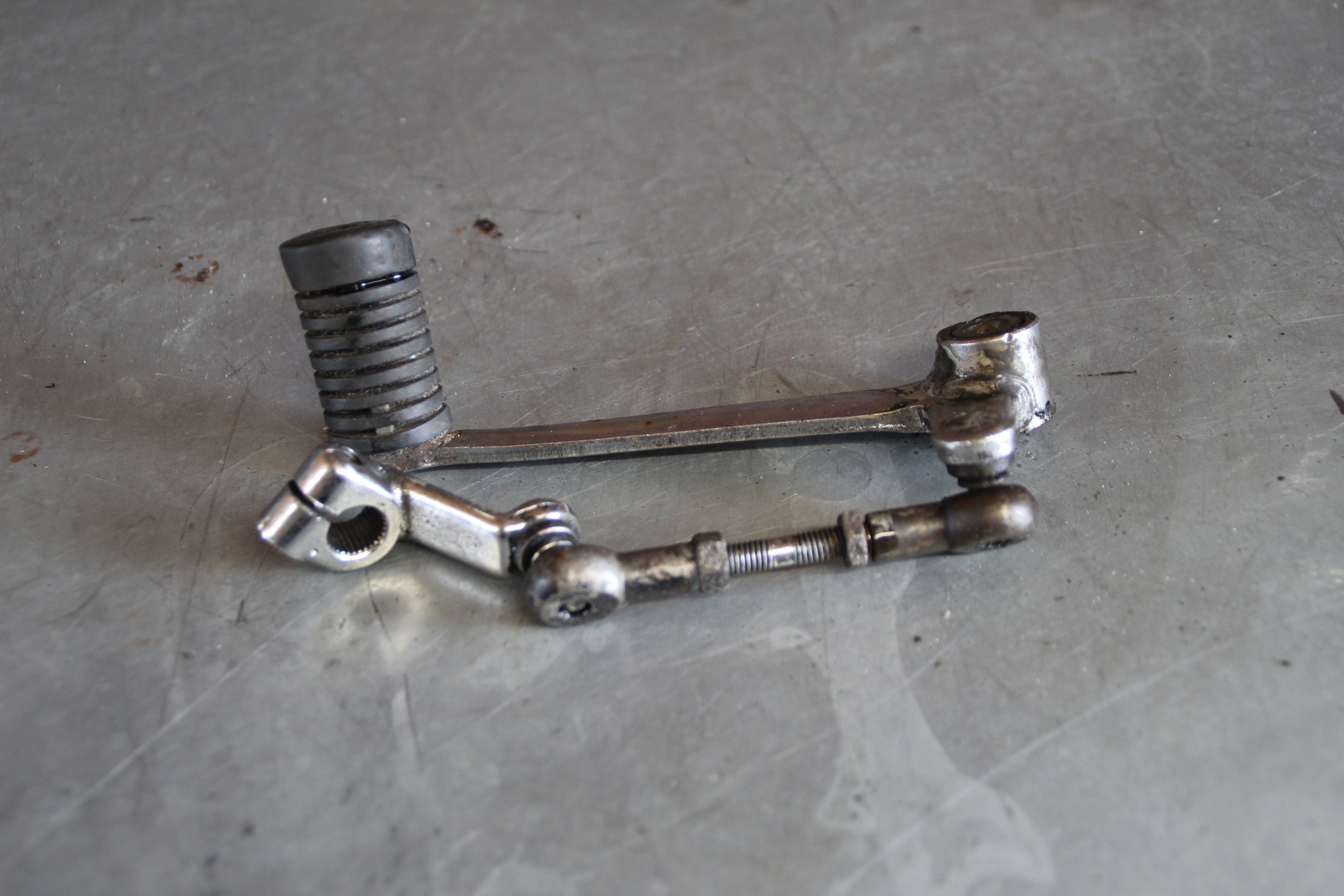 Honda VF750S schakelmechanisme