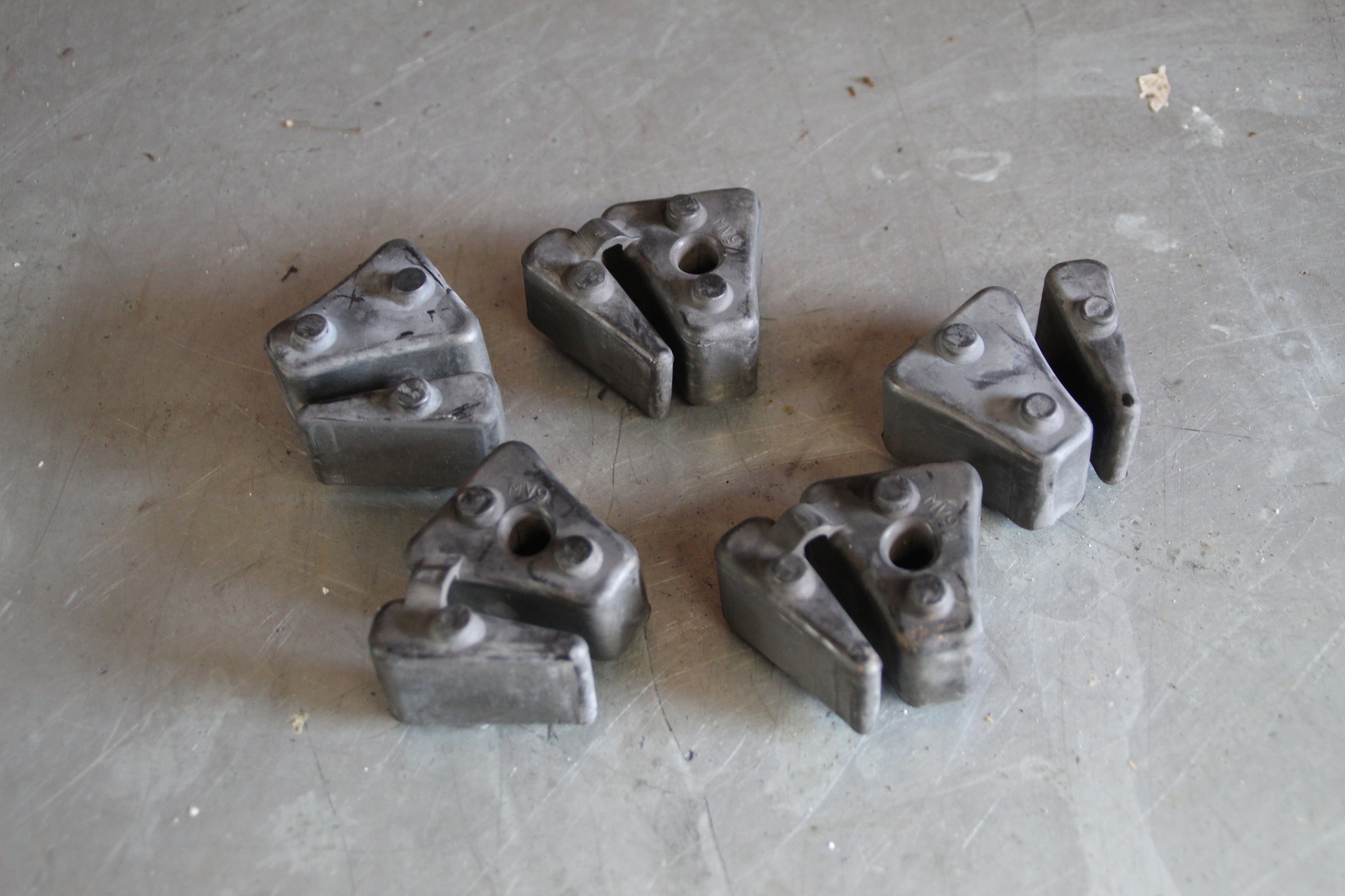 Honda CBR600F2 tandwiel rubbers