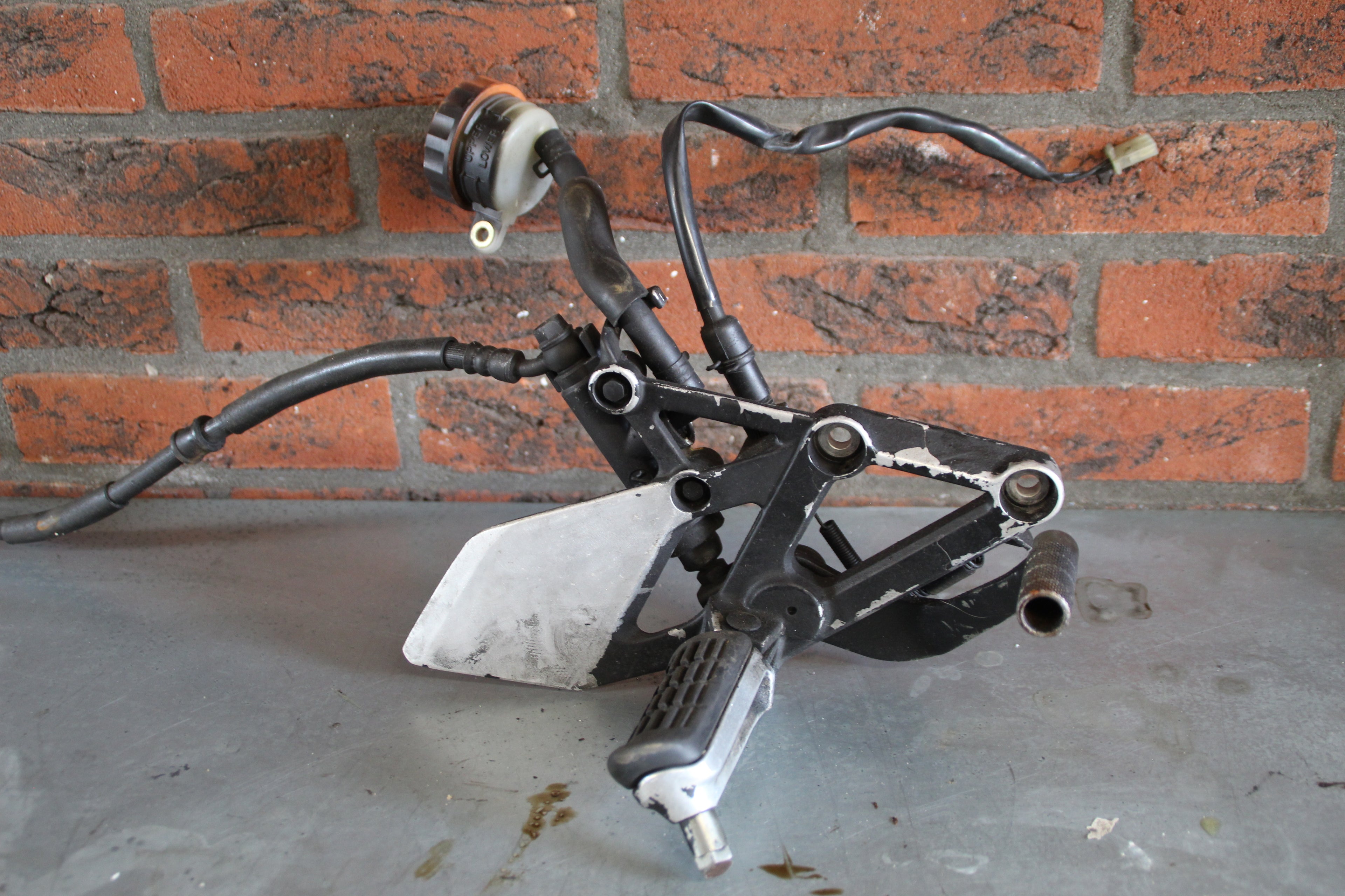 Honda CBR600F2 schetsplaat rechts