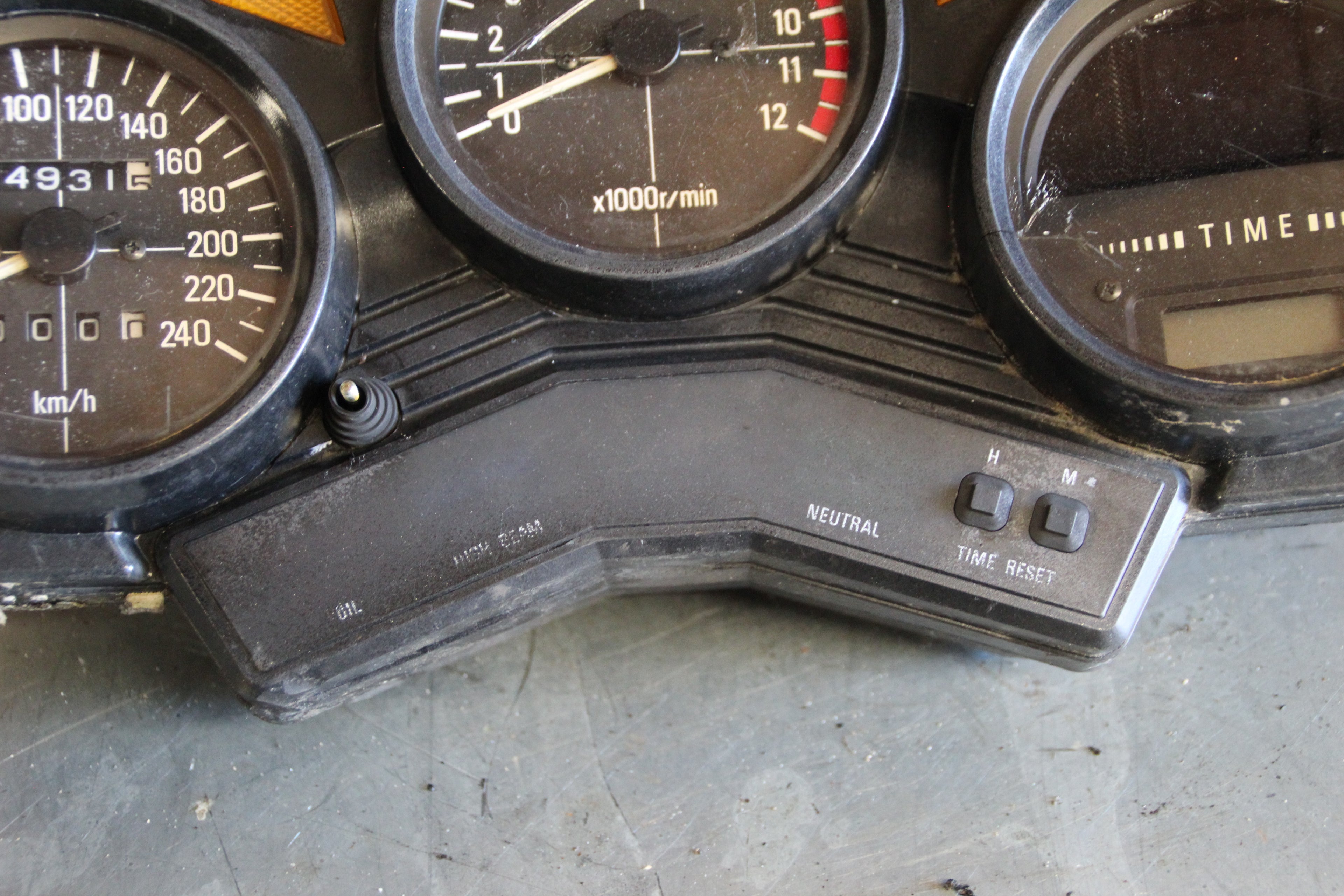 Yamaha XJ900F kilometerteller