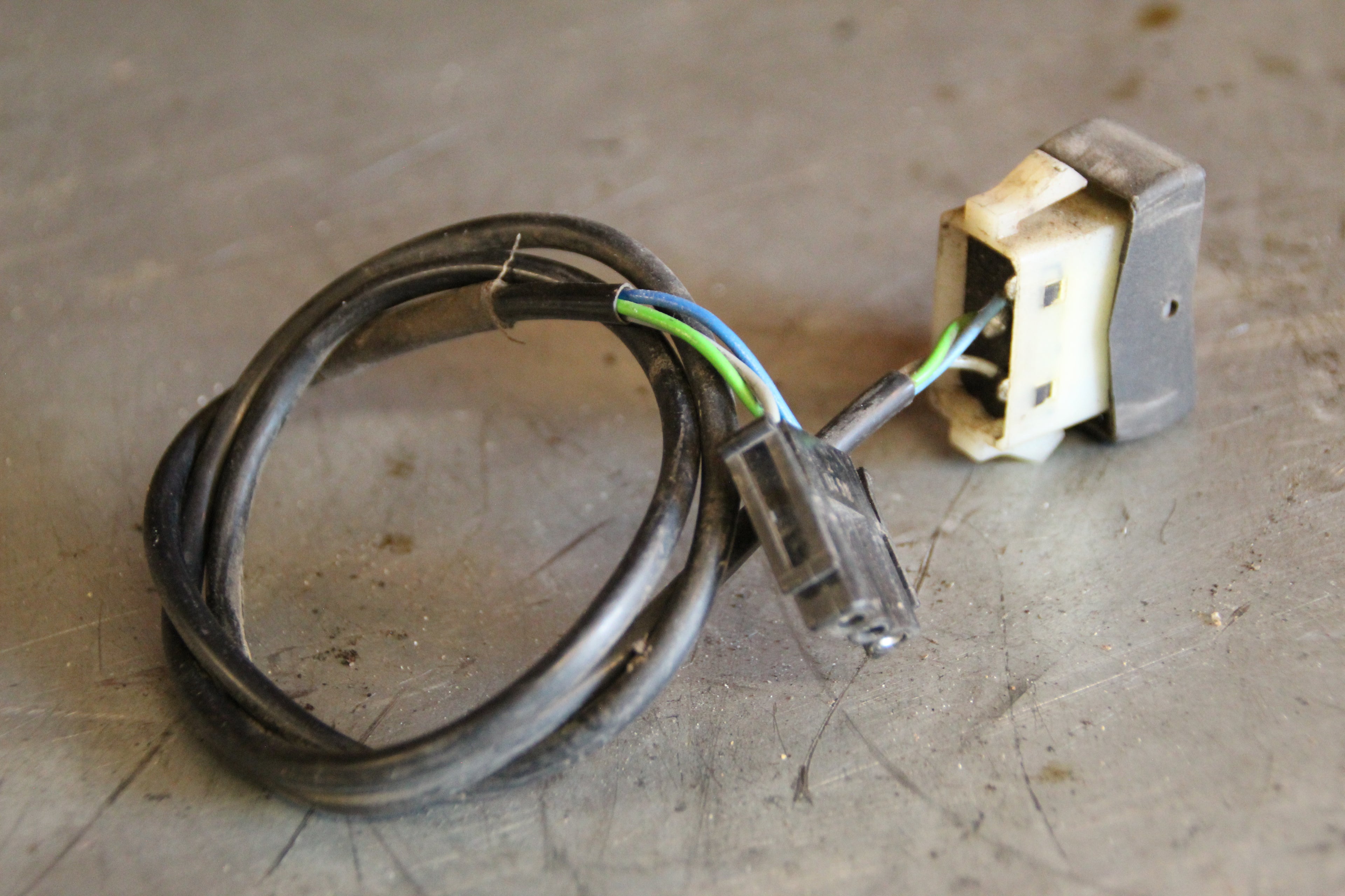 BMW K75RT windscherm bediening